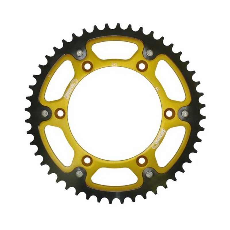 Stealth Rear Sprocket 48T Gold - Yamaha YZ WR TTR - Click Image to Close