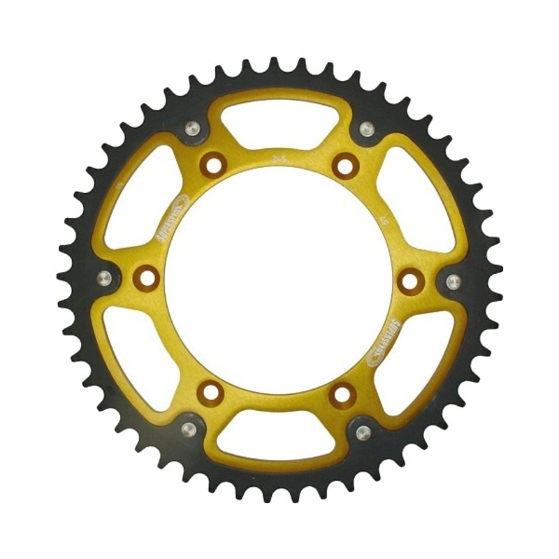 Stealth Rear Sprocket 49T Gold - Yamaha YZ WR TTR - Click Image to Close