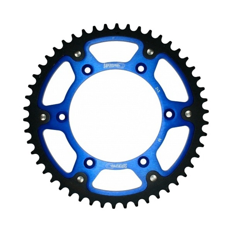 Stealth Rear Sprocket 50T Blue - Yamaha YZ WR TTR - Click Image to Close