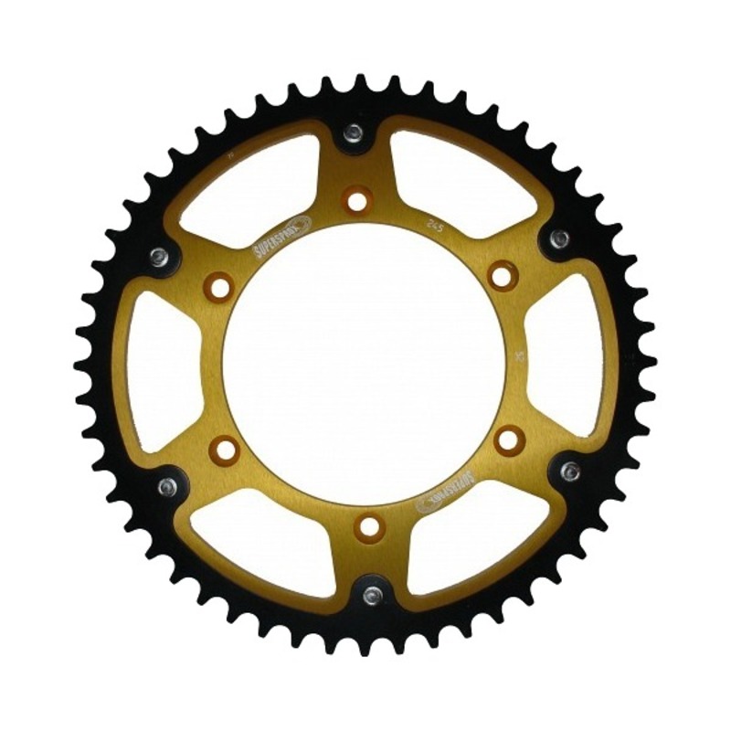 Stealth Rear Sprocket 52T Gold - Yamaha YZ WR TTR - Click Image to Close