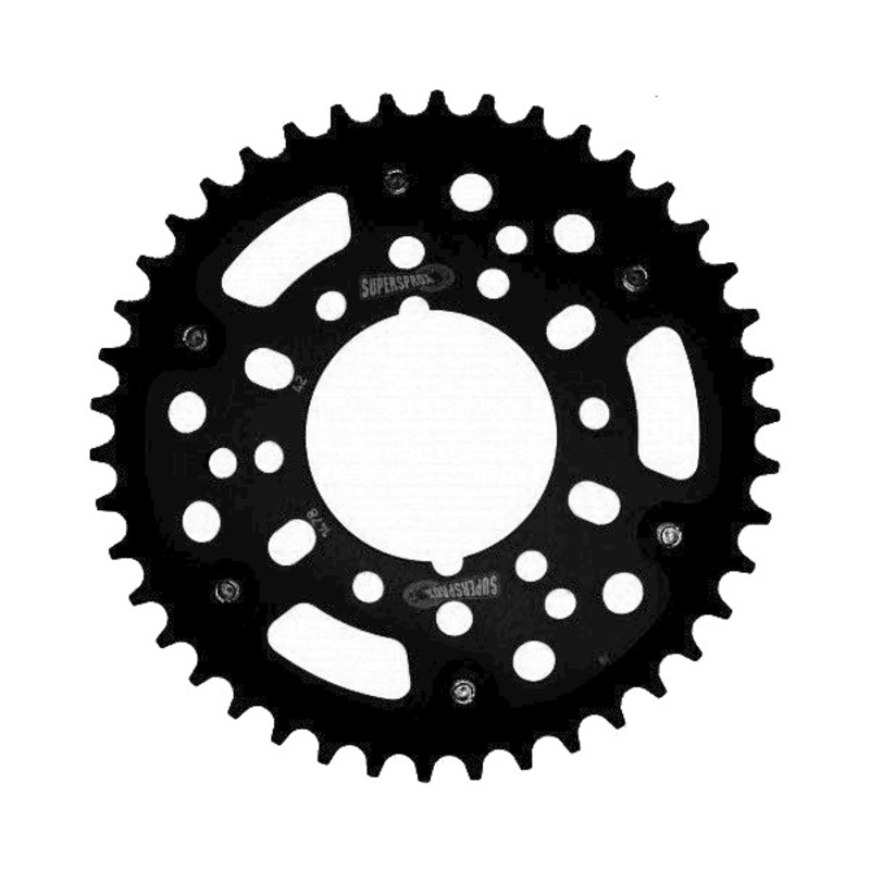 Stealth Rear Sprocket 43T - Black - Kawasaki Ninja Versys Vulcan - Click Image to Close