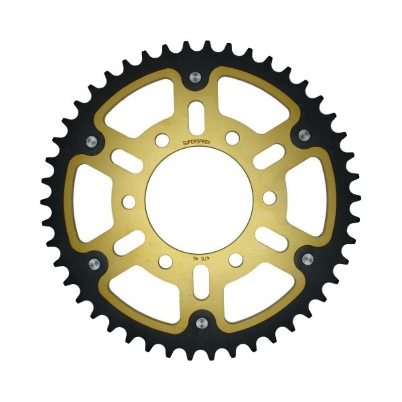 Stealth Rear Sprocket 46T Gold - Kawasaki Ninja Versys Vulcan - Click Image to Close