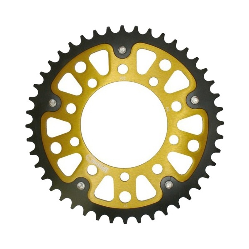 Stealth Rear Sprocket 44T Gold - Aprilia - Click Image to Close