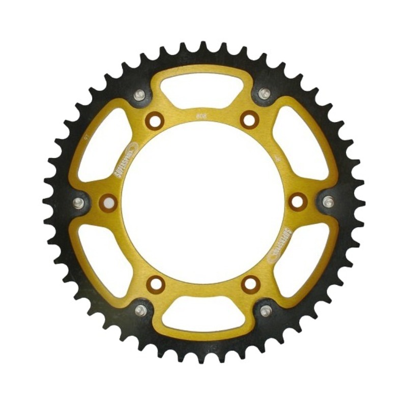 Stealth Rear Sprocket 48T Gold - Suzuki RM RMZ DR - Click Image to Close