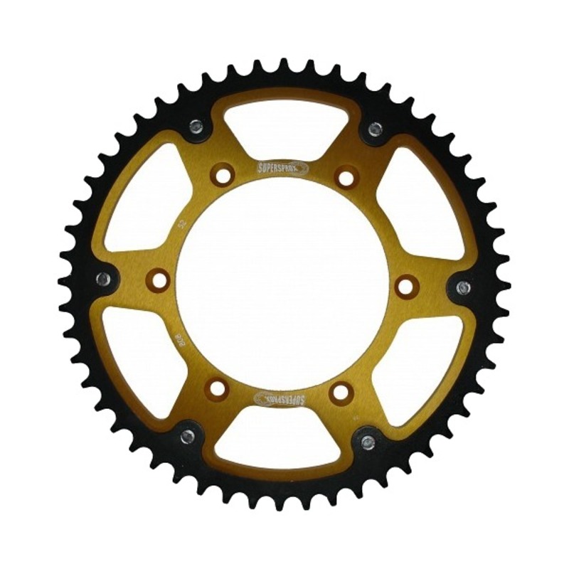 Stealth Rear Sprocket 52T Gold - Suzuki RM RMZ dr - Click Image to Close