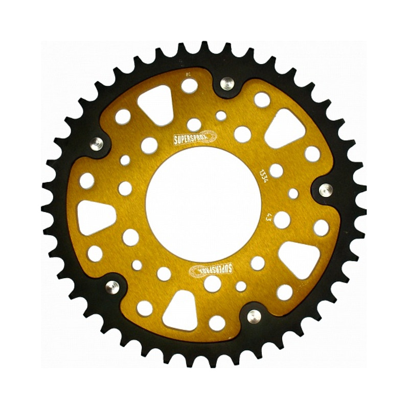 Stealth Rear Sprocket 43T Gold - Honda Triumph - Click Image to Close