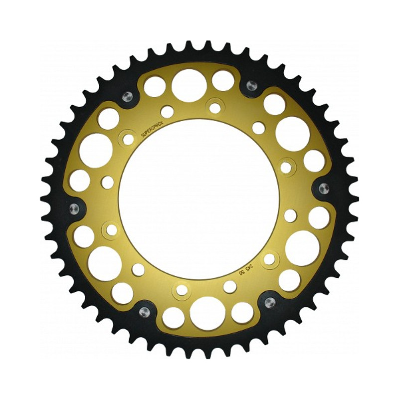 Stealth Rear Sprocket 51T Gold - Yamaha YZ WR TTR - Click Image to Close