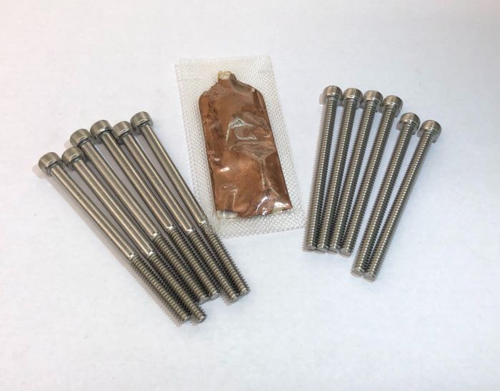 X-long Bolts 6-pack - 4" Racing Bolt Set (Holds 15-34 Discs) Stainless Steel - Click Image to Close