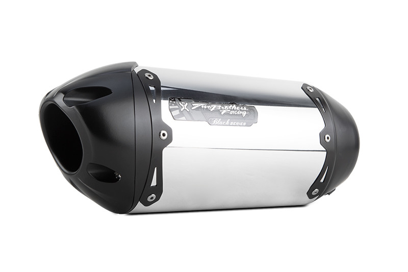 S1R Black 3/4 Slip On Exhaust - For Yamaha R1 - Click Image to Close