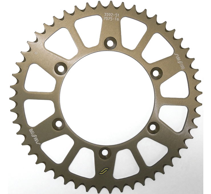 Works Triplestar Aluminum Rear Sprocket 51T - For 83-20 Yam Hon - Click Image to Close