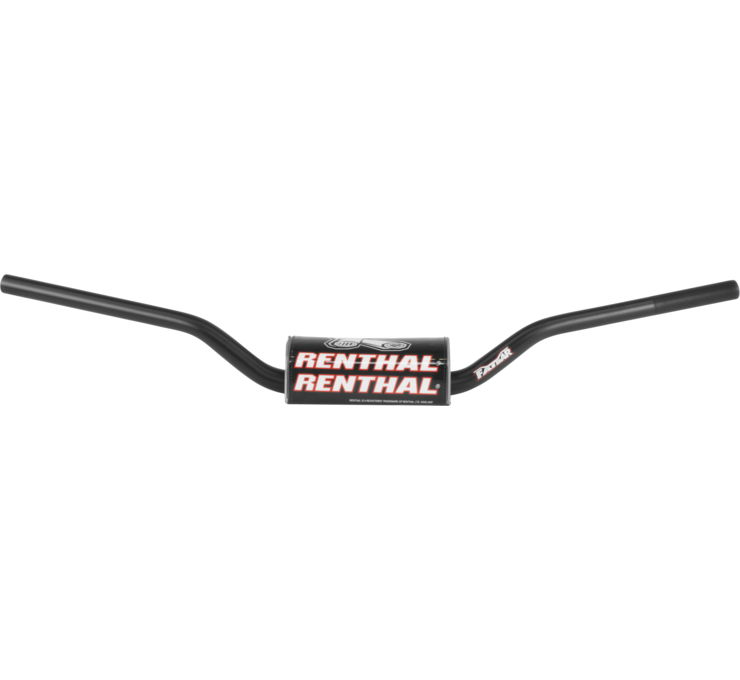 Black Fatbar RC / OEM Bend Handlebar - 1-1/8" w/ Pad - Click Image to Close