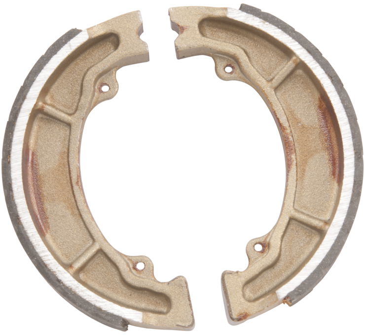 Grooved Organic Brake Shoes - For 86-88 Cagiva WMX125 WMX250 - Click Image to Close