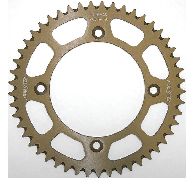 Works Triplestar Aluminum Rear Sprocket 47T - For 85-18 Honda CR/F - Click Image to Close