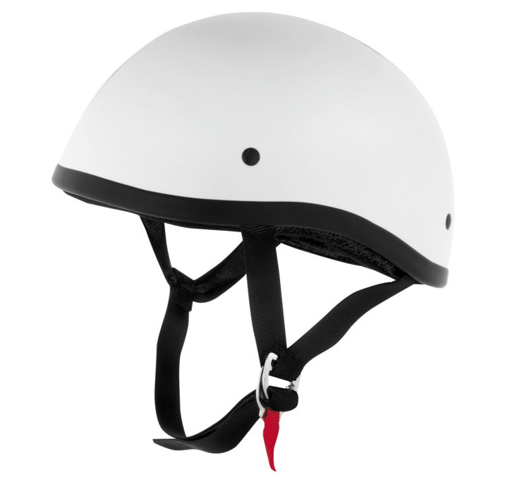 Skid Lid Original MC Helmet - White Large - Click Image to Close