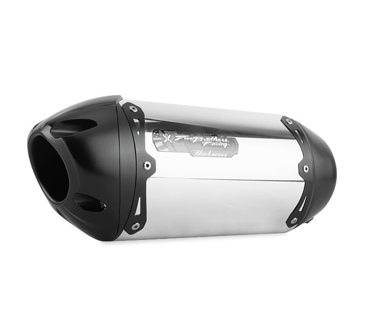 S1R Brushed Slip On Exhaust Black Cap - Fits 13-25 Kawasaki ZX6R Ninja and variants - Click Image to Close