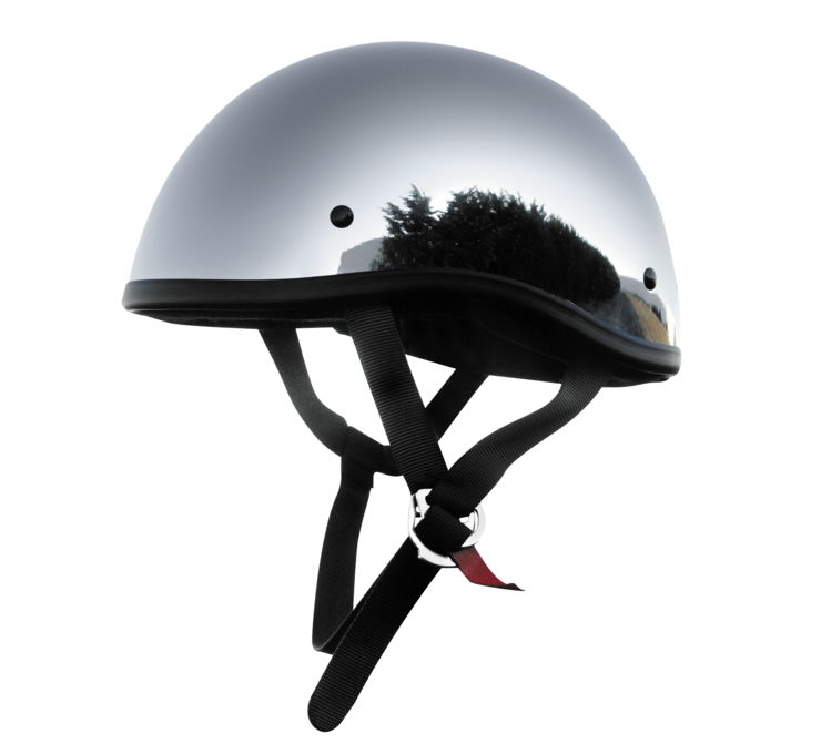 Skid Lid Original MC Helmet - Chrome 2X-Large - Click Image to Close