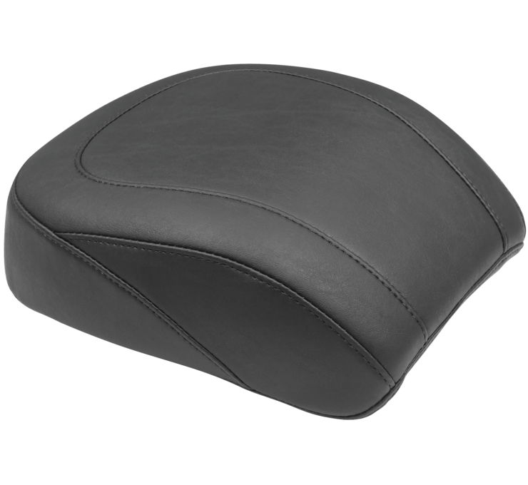 Tripper Smooth Synthetic Leather Wide Pillion Pad - For 18-19 HD FXBR - Click Image to Close