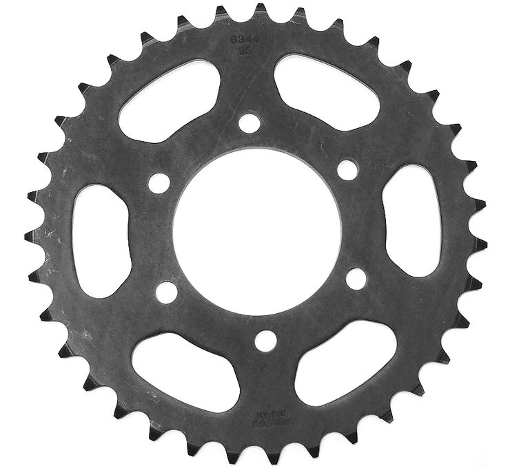 Rear Steel Sprocket 35T - For 77-01 Kawasaki KZ ZX750 GPZ - Click Image to Close