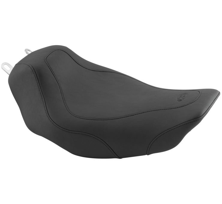 Tripper Stitched Synthetic Leather Solo Seat - For 97-07 Harley FLHR FLHX - Click Image to Close