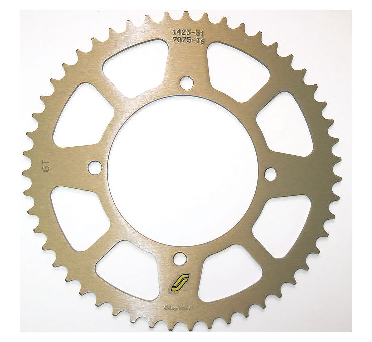 Works Triplestar Aluminum Rear Sprocket 50T - For 86-20 KX RM - Click Image to Close