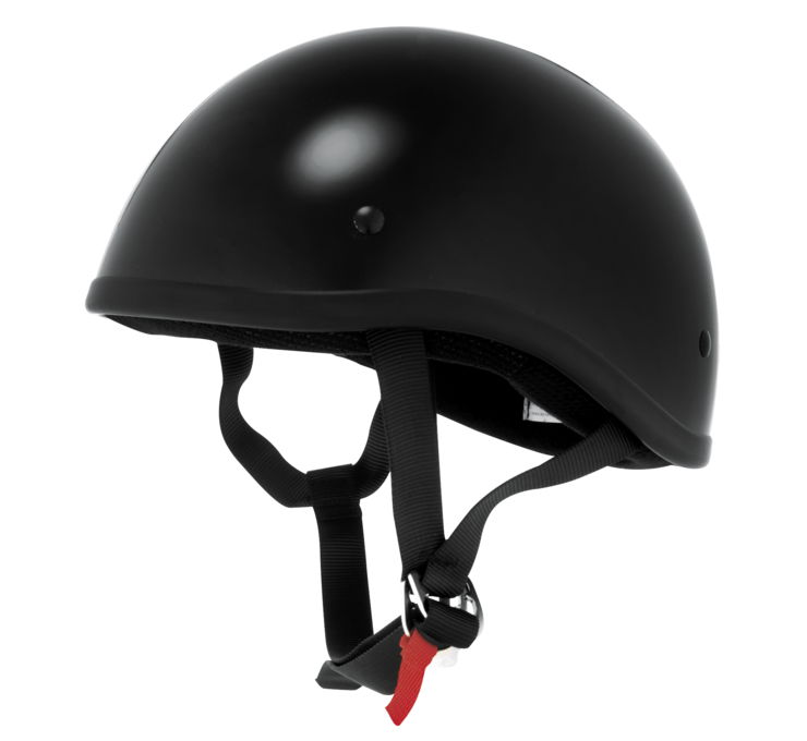 Skid Lid Original MC Helmet - Gloss Black Medium - Click Image to Close