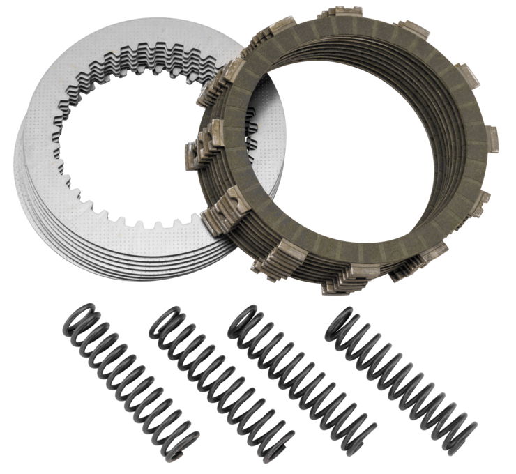 SRK Complete Clutch Kit - Aramid Fiber Friction Plates, Steels, & Springs - Click Image to Close