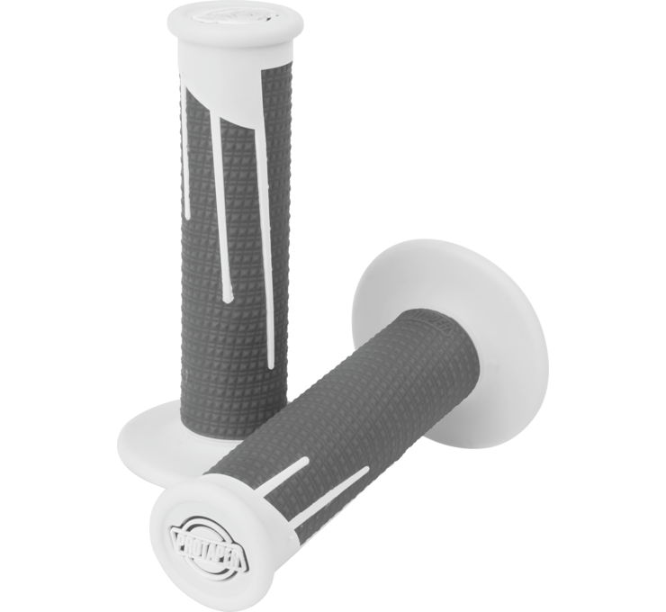 Clamp On Full Diamond Grip System - White & Dark Gray - Click Image to Close