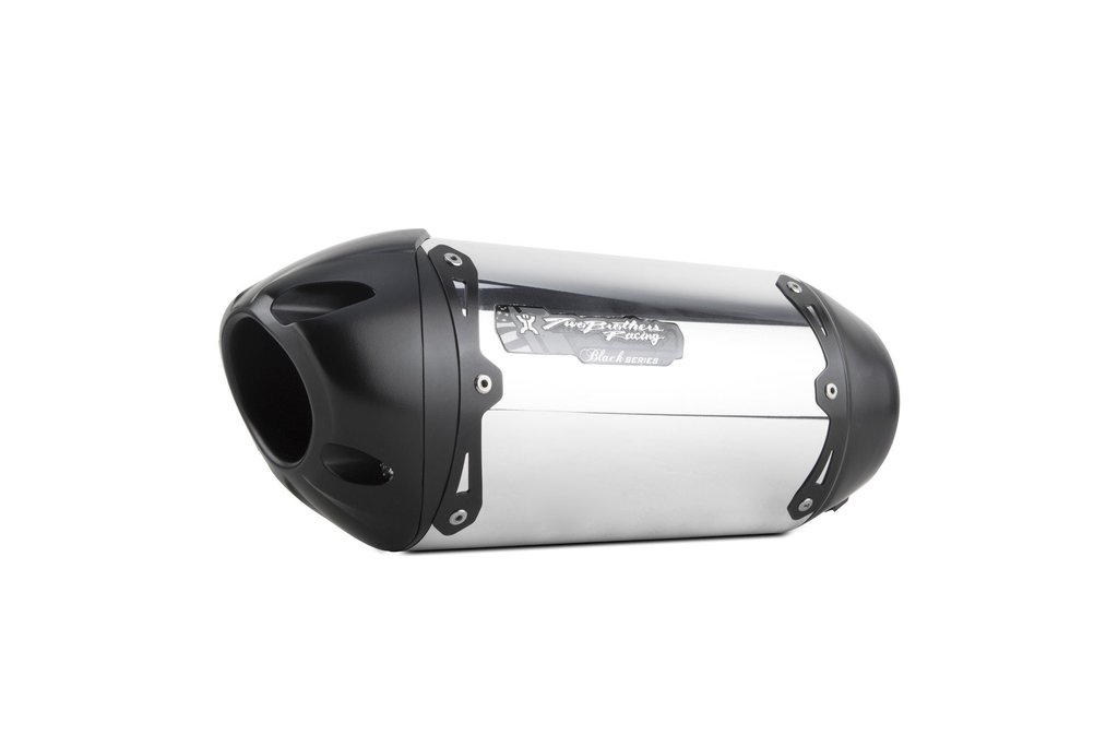 S1R Black Aluminum Slip On Muffler - For 17-19 Kawasaki Z900 - Click Image to Close