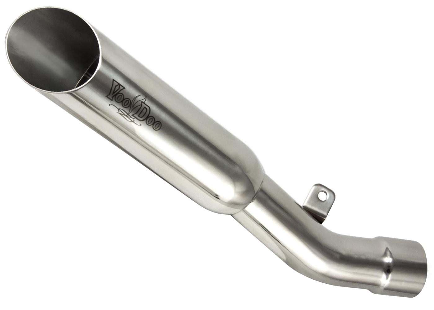 Polished Slip On Exhaust w/ Link Pipe - Fits 13-25 Kawasaki ZX6R Ninja and variants - Click Image to Close