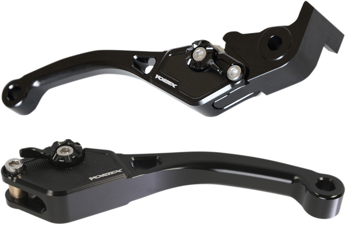 V3 2.0 Black Stock Length Brake & Clutch Lever Kit - For 08-10 Suzuki GSXR1000 - Click Image to Close