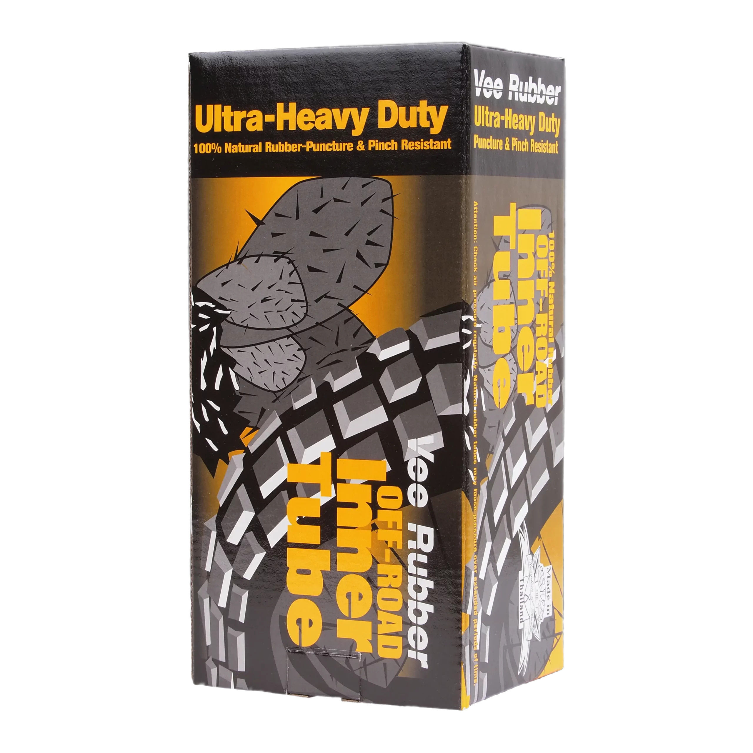 Heavy Duty MC Inner Tube 100/90-19 TR4 Stem - Natural Rubber - Click Image to Close