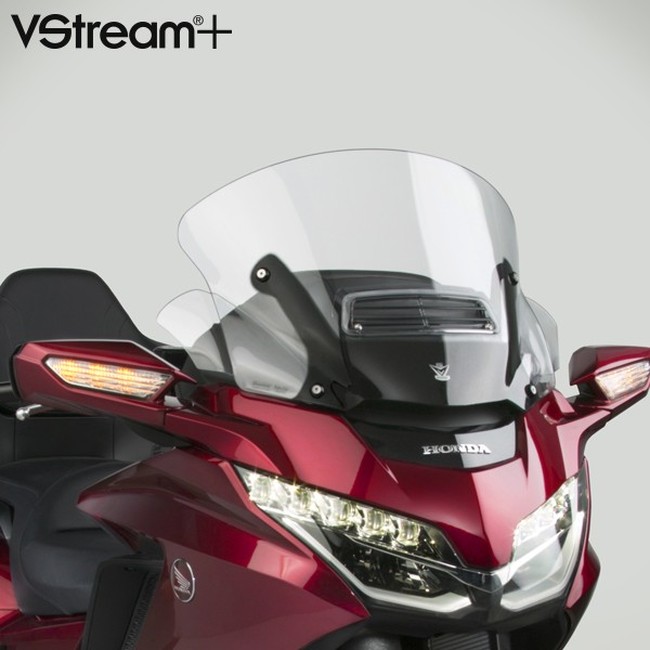 VStream+ Deluxe Low Replacement Screen with Vent - For 18-24 Honda GL1800 Goldwing - Click Image to Close