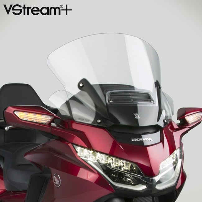 VStream+ Deluxe Replacement Screen with Vent - For 18-24 Honda GL1800 Goldwing - Click Image to Close