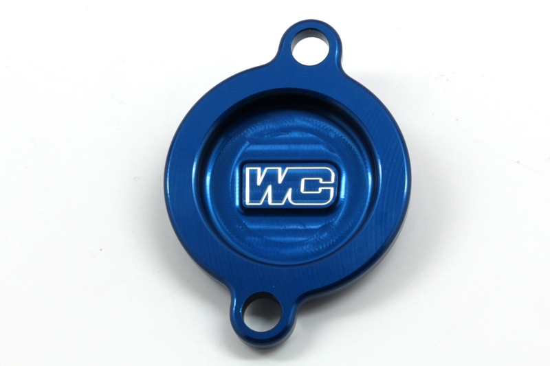 Blue Oil Filter Cover - Replaces 77338041200 For KTM, Husqvarna, & Gas Gas - Click Image to Close