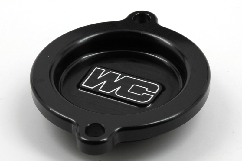 Black Oil Filter Cover - Replaces 77238003100 For KTM & Husqvarna - Click Image to Close