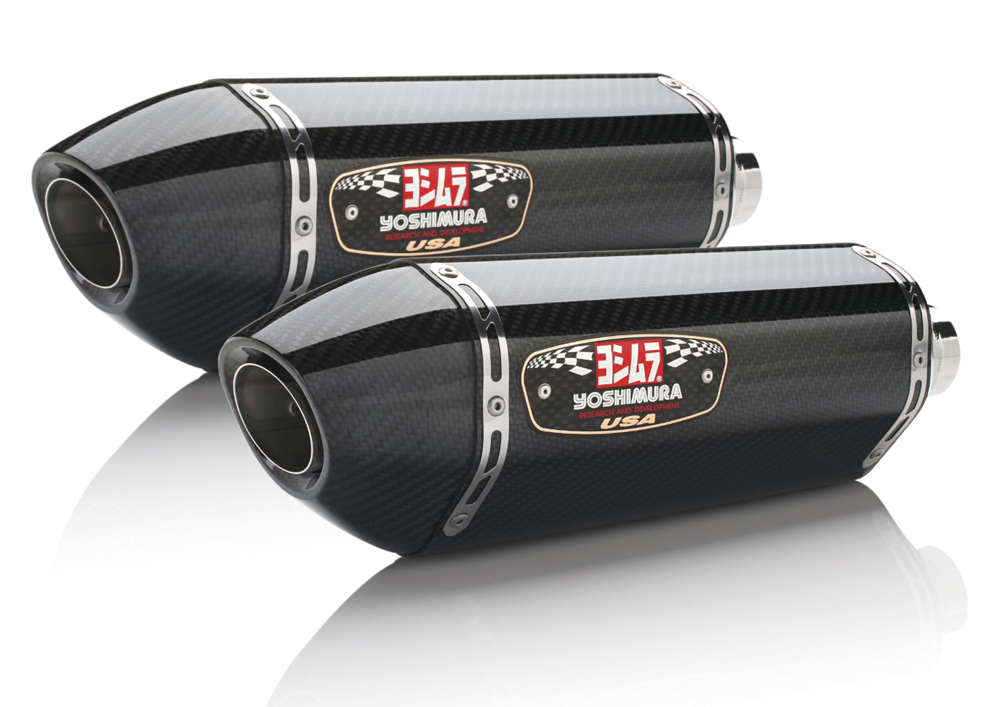 Signature R77 Carbon Fiber Dual Slip On Exhaust - For Gen. 2 Suzuki Hayabusa - Click Image to Close