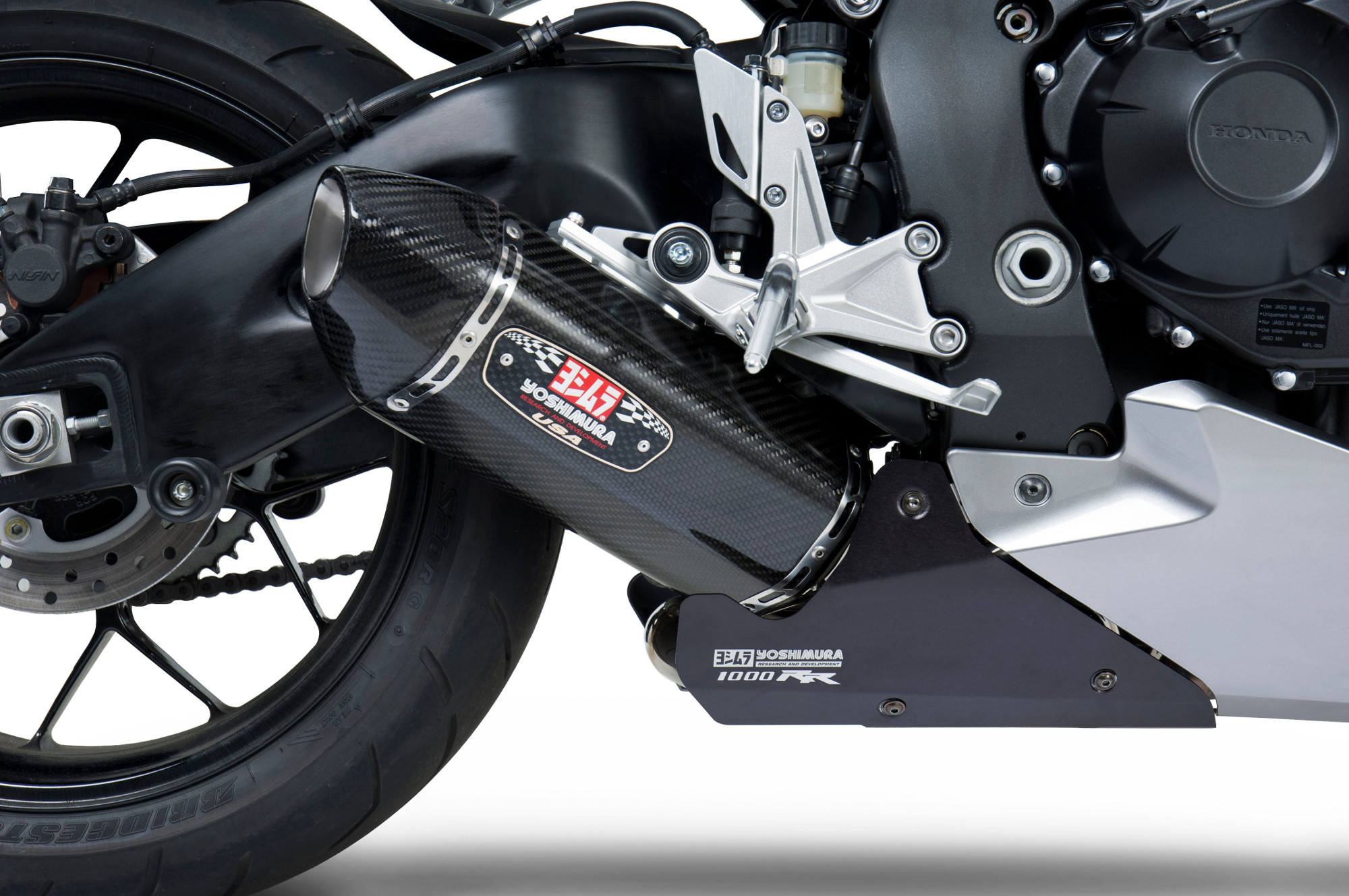 Race R77 Carbon Fiber Slip On Exhaust - For 12-13 Honda CBR1000RR - Click Image to Close