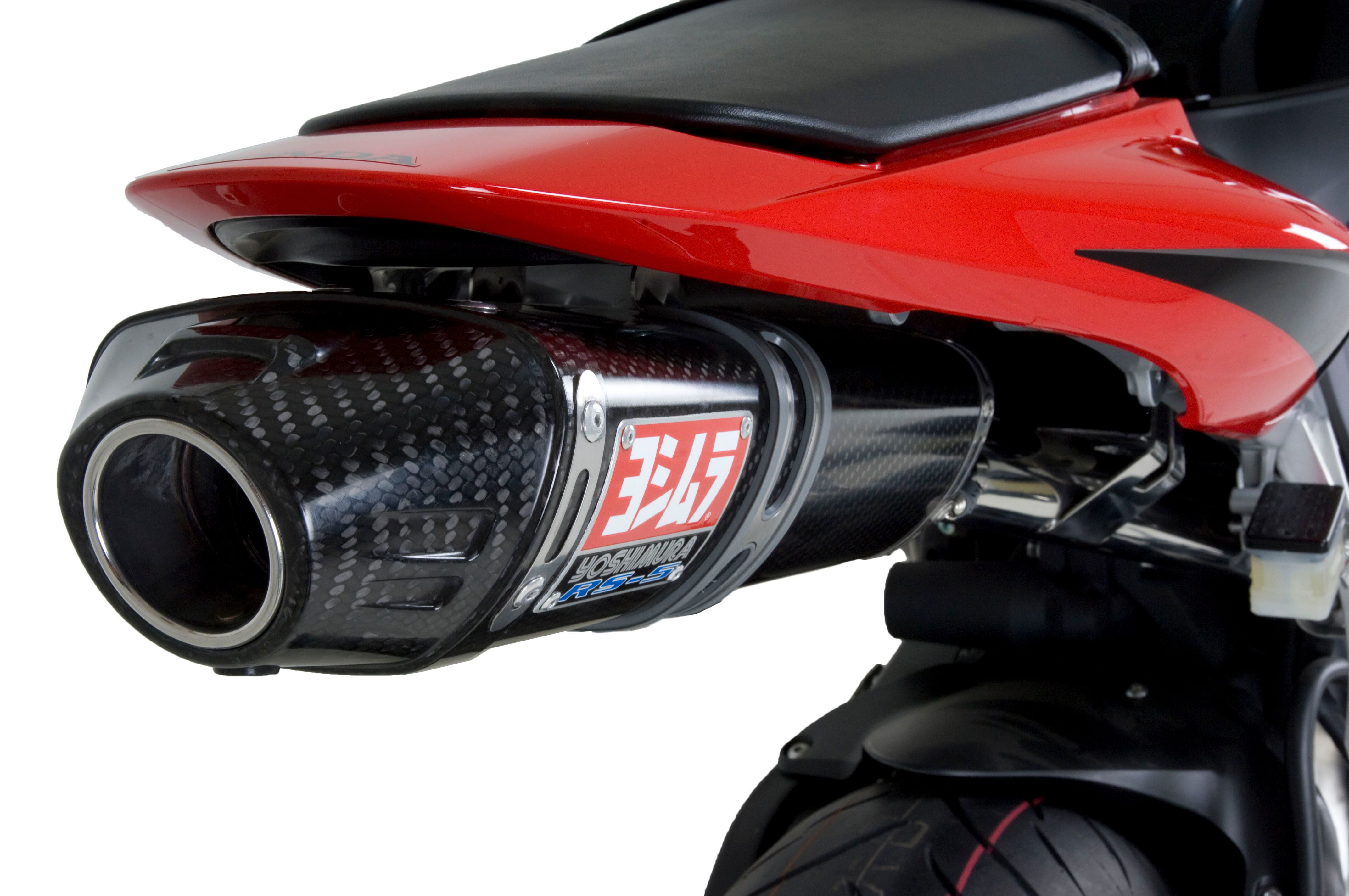 Race RS5 Full Exhaust w/ Carbon Fiber Muffler & Stainless Tubing - For 09-20 Honda CBR600RR - Click Image to Close