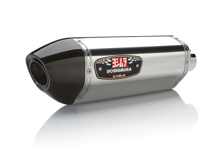 Race R77 Stainless Steel Slip On Exhaust - For 15-16 Honda CBR300R/CB300F - Click Image to Close