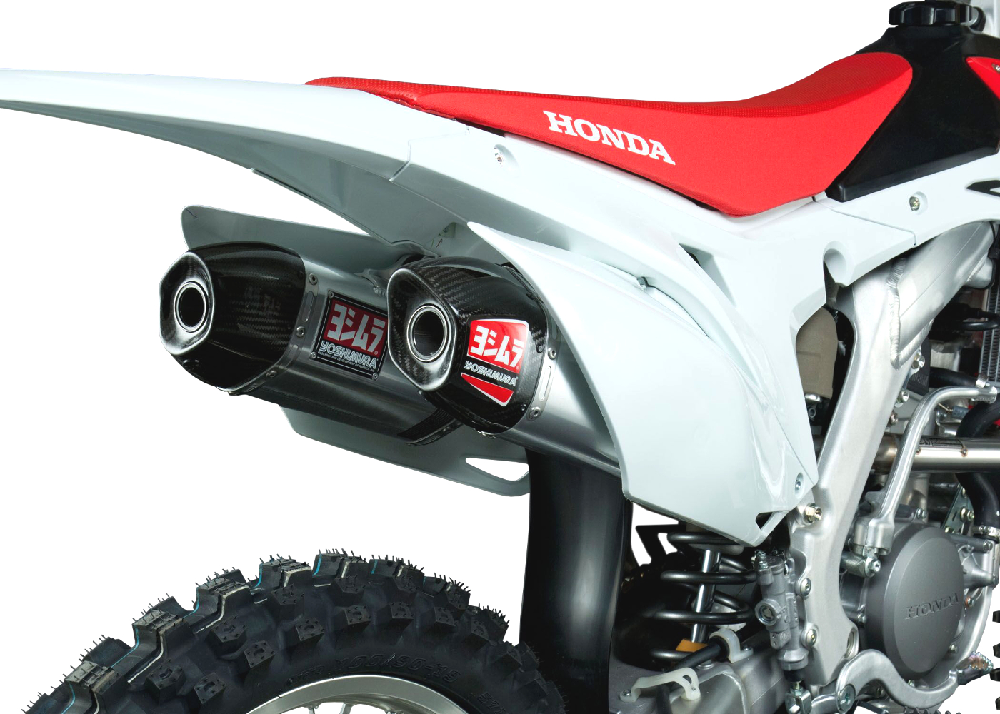 Signature RS9 Dual Aluminum Slip On Exhaust - For 14-17 Honda CRF250R - Click Image to Close