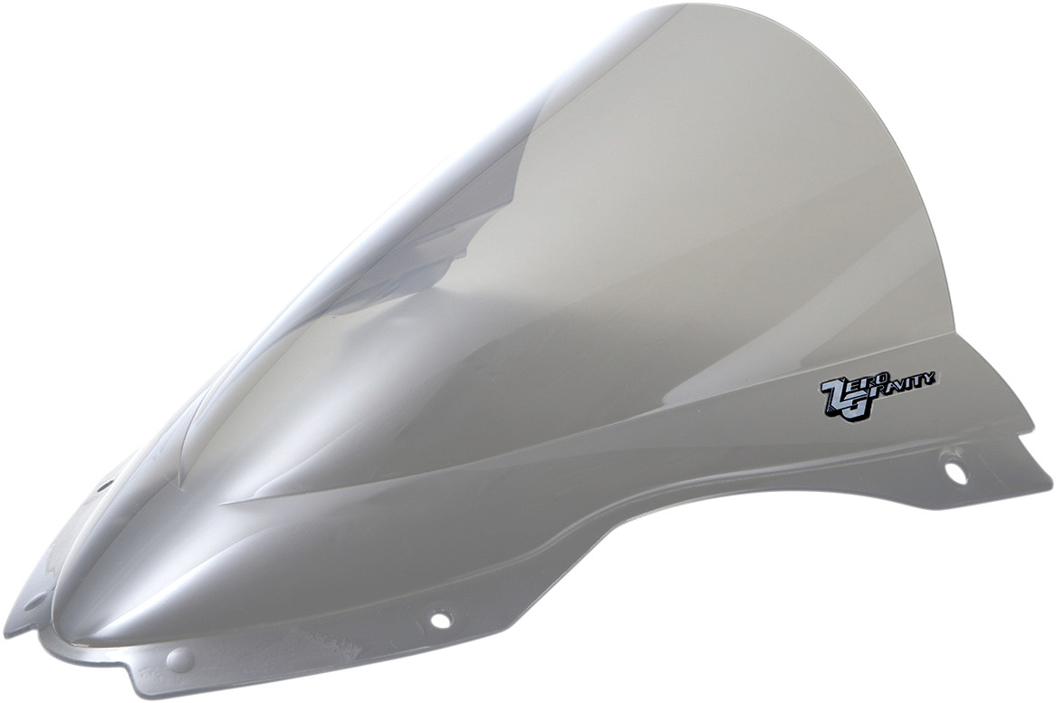 Light Smoke Double Bubble Windscreen - For 16-20 Kawasaki ZX10R - Click Image to Close