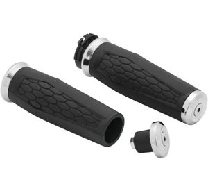 Hex Grips Dual Cable Chrome