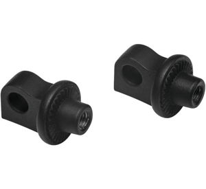 Adjustable Stop Splined Peg Adapter Black