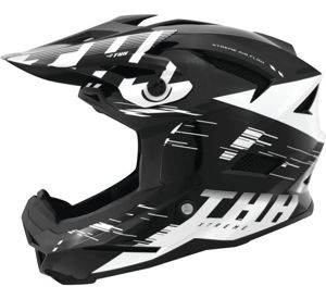 THH Helmets T-42 Bmx Xtreme Mt Blkwht Ymd