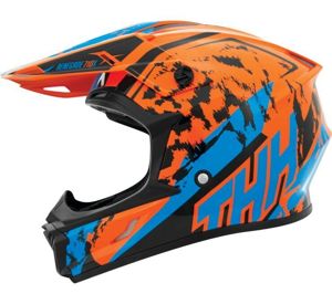 THH Helmets T710X Renegade Org/Blu Sm