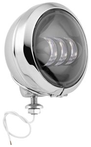 Letric Lighting 4.5in Passing Lamps Chr/Blk