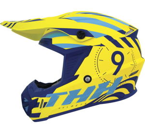 THH Helmets T730X Twister Yelblu Lg