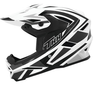 THH Helmets T-42 Bmx Acceler Blk/Wht 2Xl