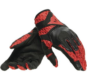 Dainese Air-Maze Gloves Black/Red Unisex Size Small - 201815944-606-S