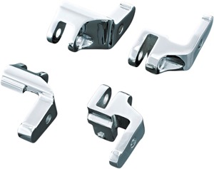 Floorboard Relocator Brackets 17-23 Touring Chrome